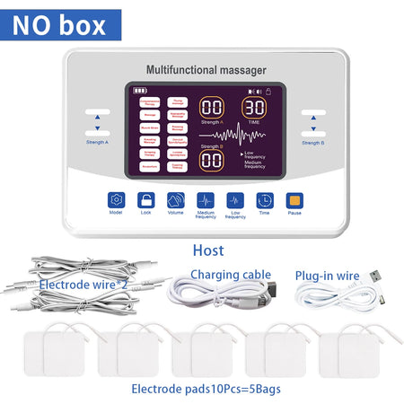 12-Mode TENS &amp; EMS Muscle Stimulator for Pain Relief and Rehabilitation no box