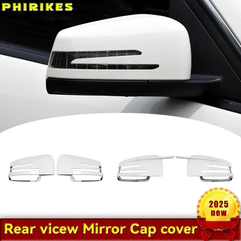 Sport Style Side Mirror Covers Rearview Mirror Decoration For Mercedes-Benz A B C E S CLA GLA GLK Class W176 W246 W212 W204 by InterCyprus Trading Ltd