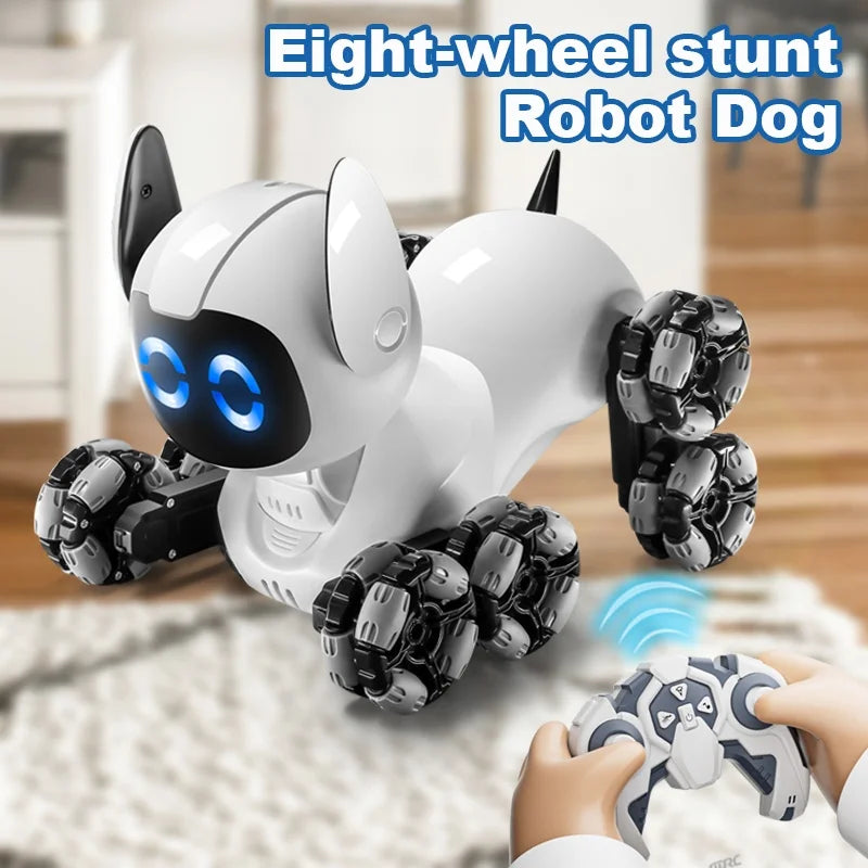 Y9 8WD RC Robot Dog Car Toy-40 Minutes Playtime With Music