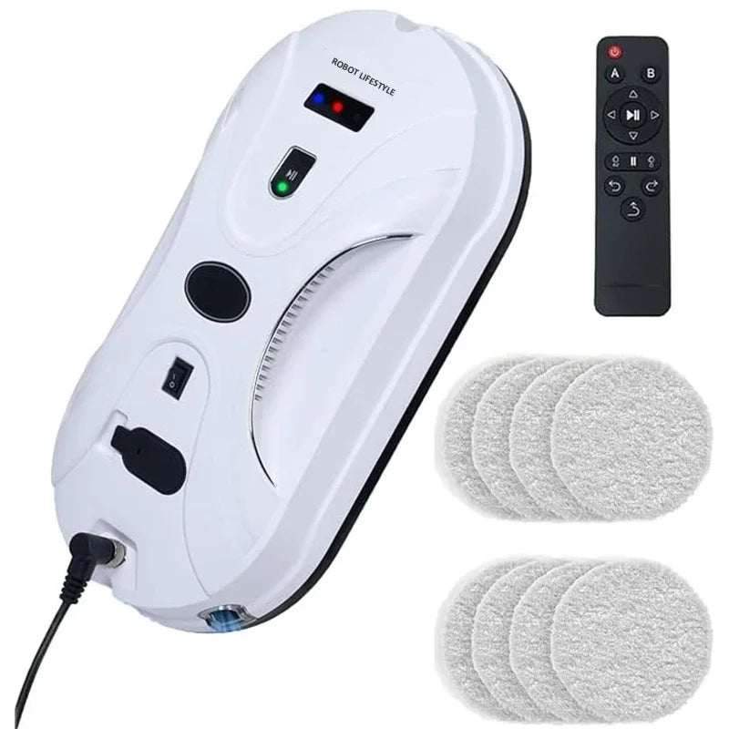 Smart fönsterputsrobot med sprutfunktion 3000Pa sugkraft