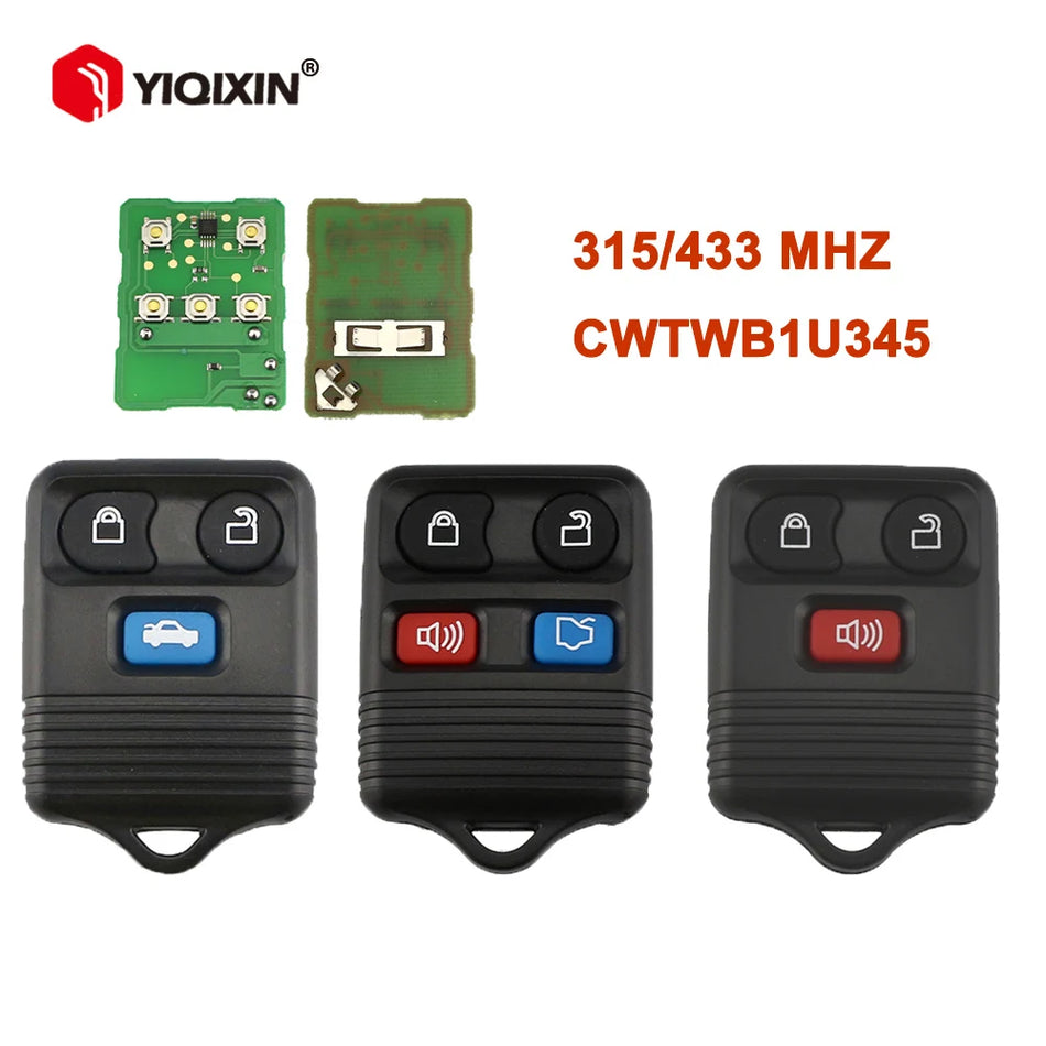 Ford Escape Remote Key Fob 3/4 Button 315/433MHz for Ford Vehicles