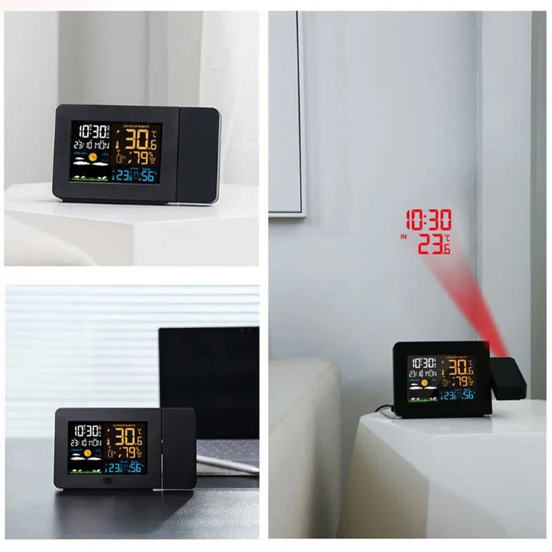 FJ3391 Projection Clock &ndash; Digital Weather Forecasts
