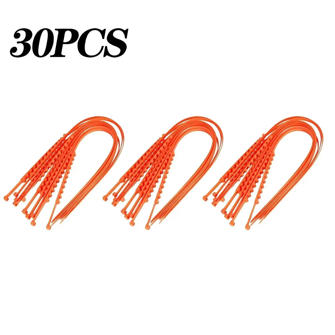 Anti Skid Snow Chains - Double Grooves For Traction 30PCS