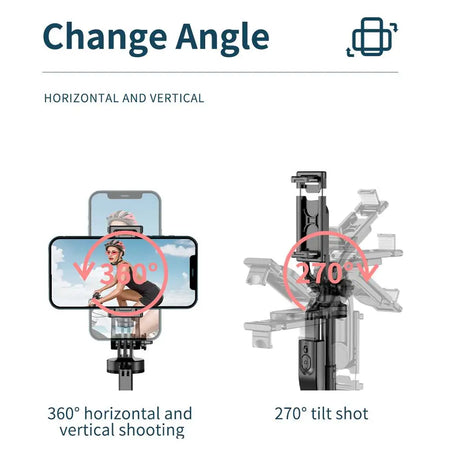 CrownQu Wireless Selfie Stick &ndash; Super Long 1.8m Extendable Tripod