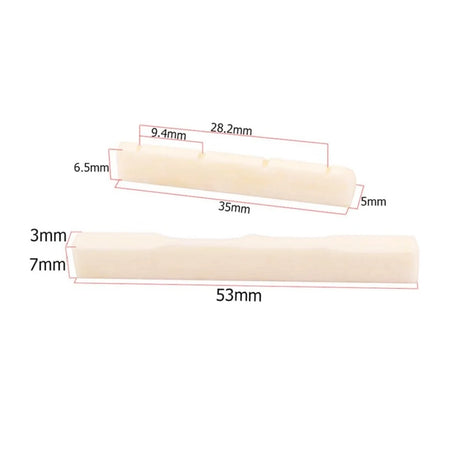 Miwayer Ukulele Nut and Saddle &ndash; Easy To Cut To Fit