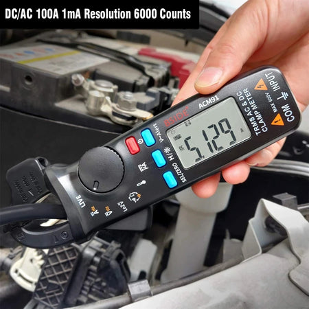BSIDE ACM92 Auto Range Clamp Digital Ammeter &ndash; True RMS AC DC Current Measurement