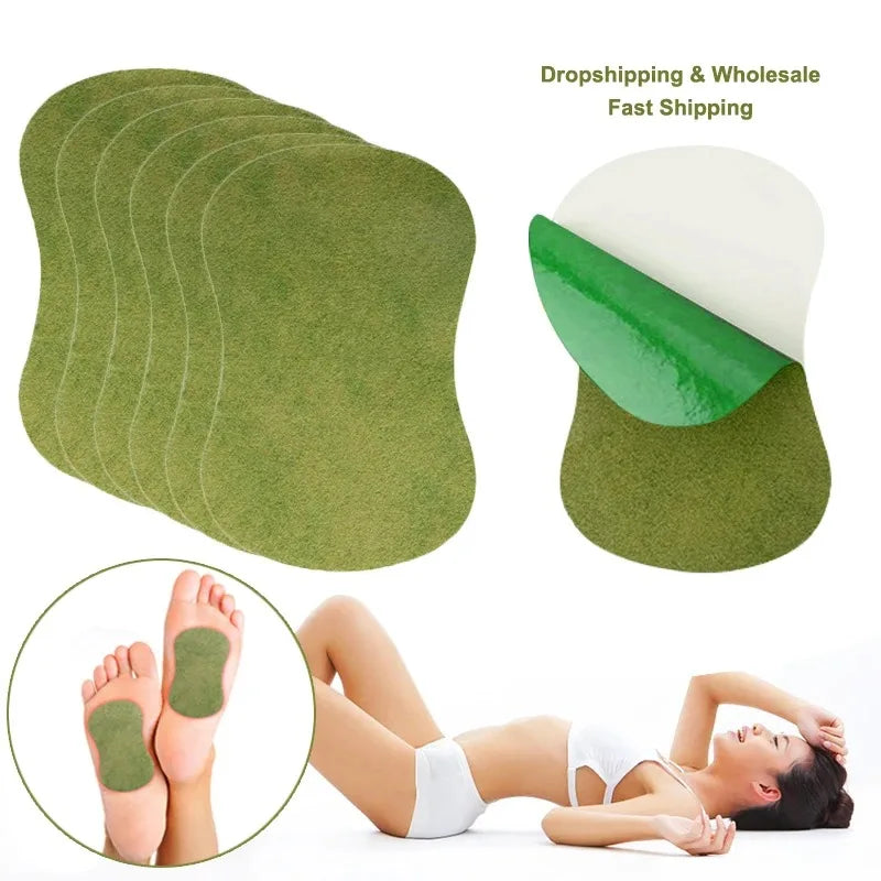 Malurt Detox Fodplastre Dybt Afslappende Lindring Yoga