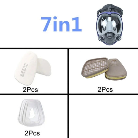 6800 Ball Type Full Face Mask &ndash; Maximum Chemical Protection Suit 3