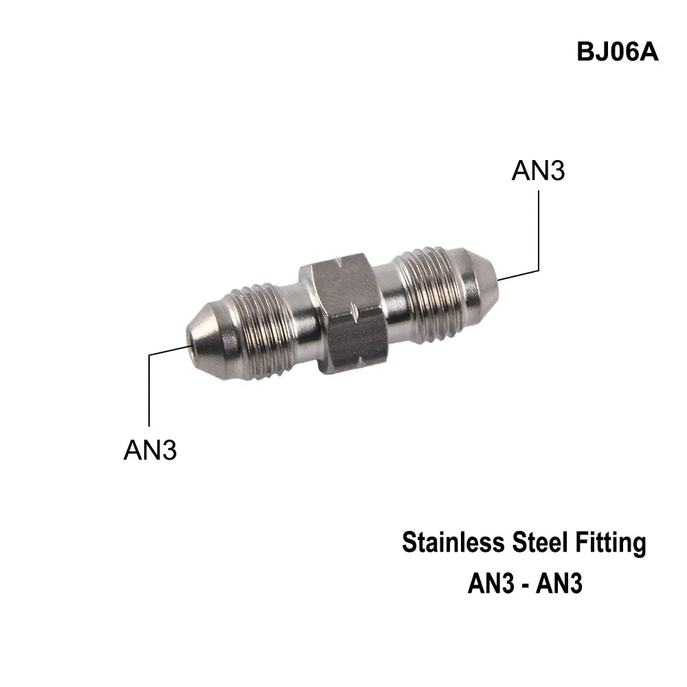 Stainless Steel Hydraulic Brake Banjo Fitting With AN3 M10x1 For Motorcycles by InterCyprus Trading Ltd