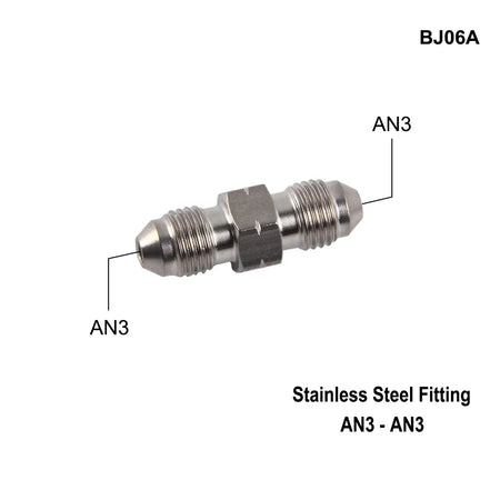 Stainless Steel Hydraulic Brake Banjo Fitting With AN3 M10x1 For Motorcycles by InterCyprus Trading Ltd