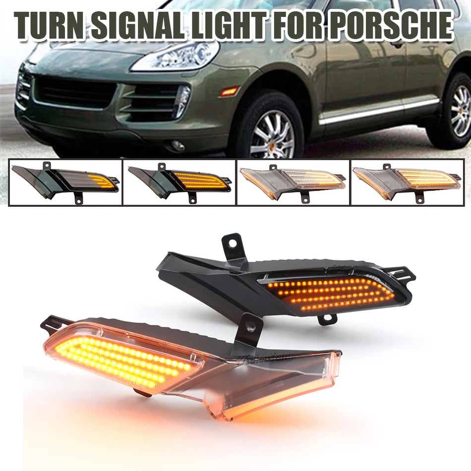 Dynamische Amber LED Richtingaanwijzers voor Porsche Cayenne 957
