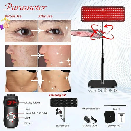 660nm 850nm Near Infrared Light Panel &ndash; Pain Relief At Home