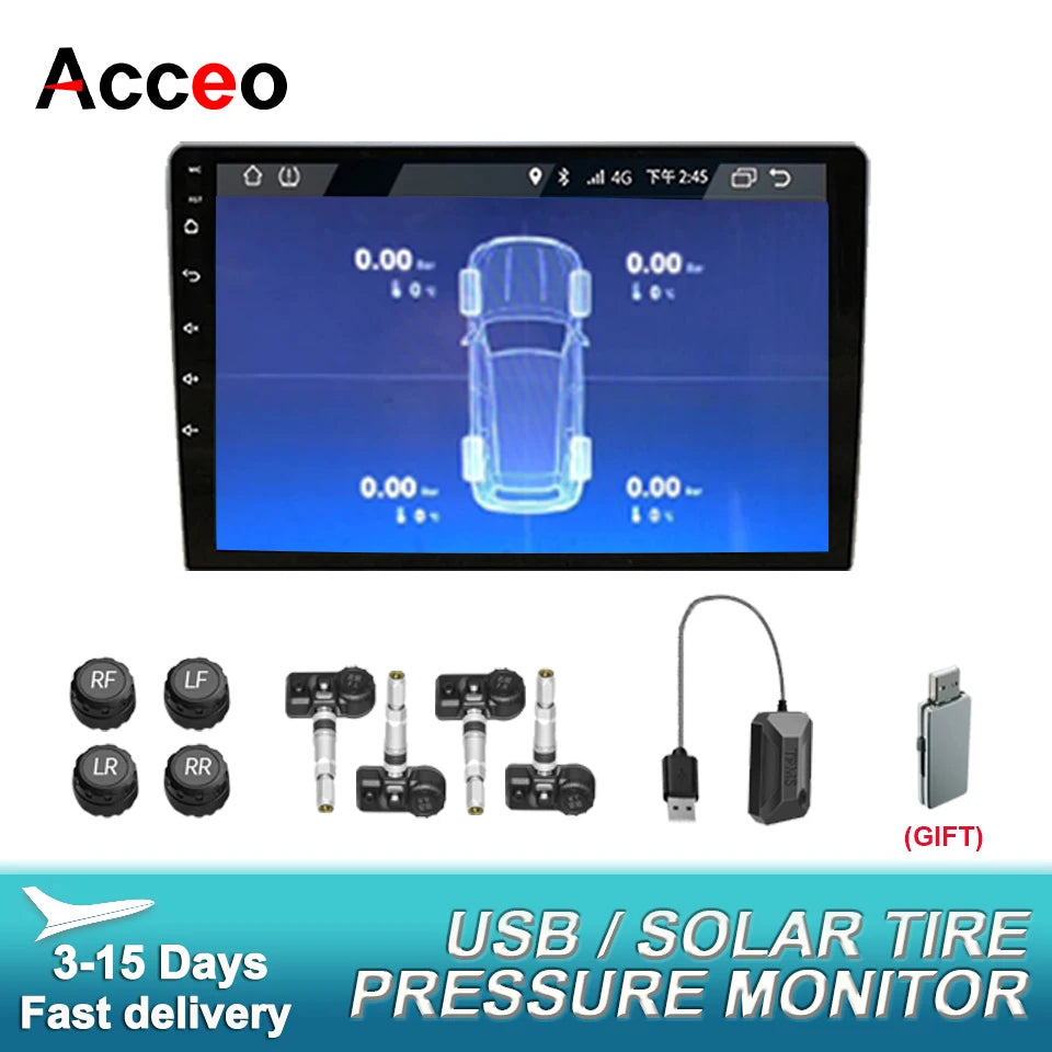 ACCEO USB Plug TPMS &ndash; Real-Time Tire Pressure Monitor