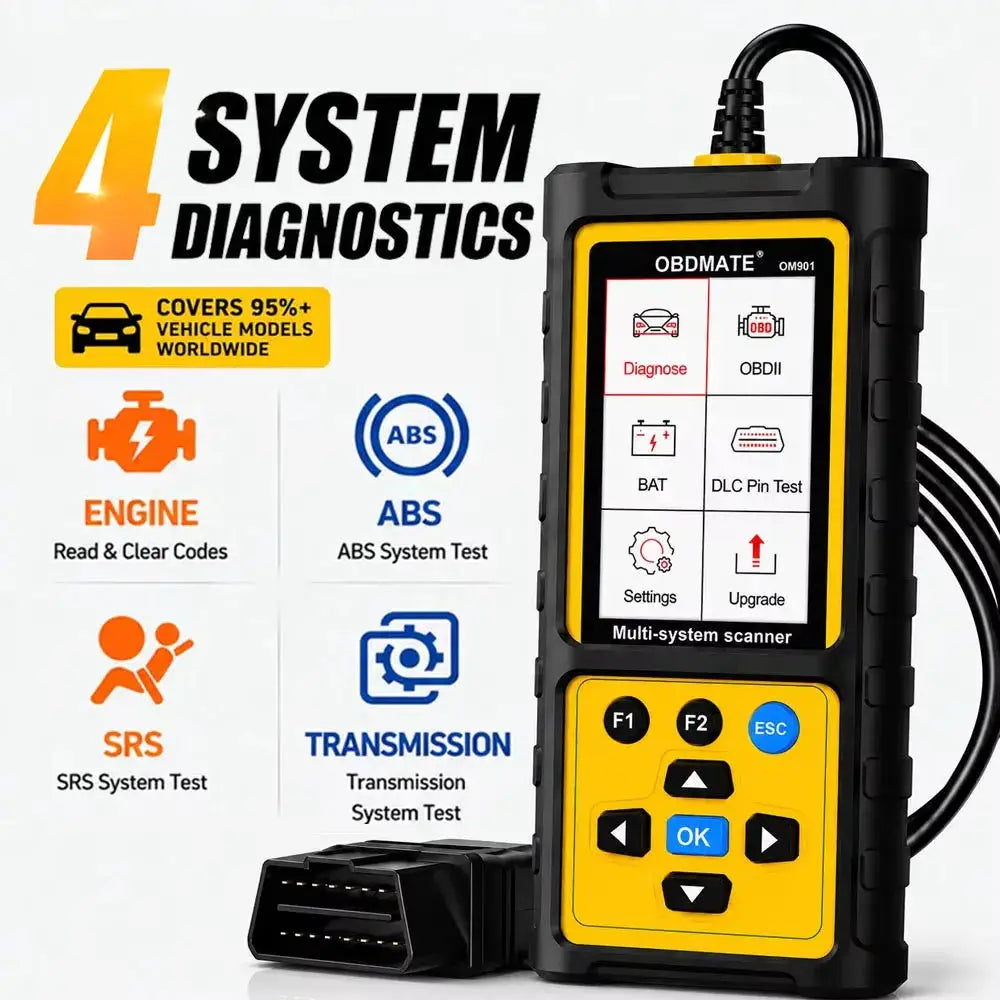 【for Opel】Car OBD2 Scanner ABS SRS TPM Engine Diagnostic Tools Full OBDII Functions Read/Clear Codes Car Diagnostic Tool by InterCyprus Trading Ltd