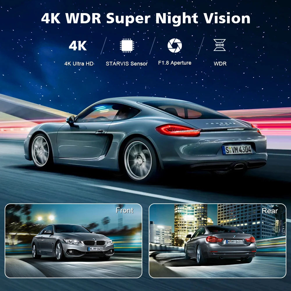 Soam 4K Full HD Dual Dash Camera