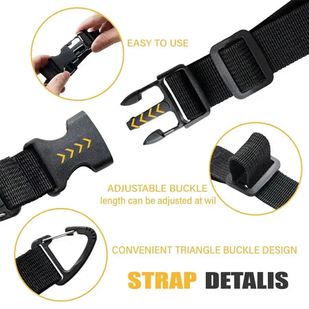 17 Inch Heavy Duty Extension Cord Organizer, Adjustable Triangle Clip Cord Hanger for Garage Storage (1/6 Pack) by InterCyprus Trading Ltd