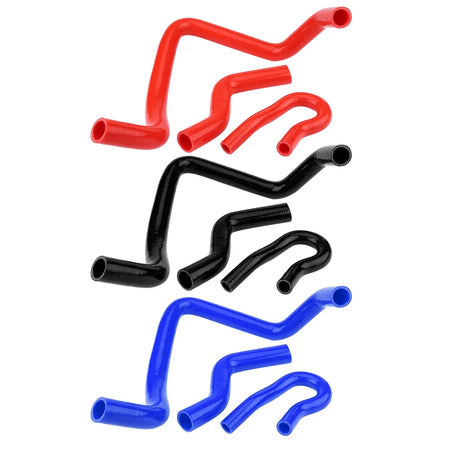 9pcs Red Silicone Auto Radiator Hose Kit for Civic D15 D16 SOHC EG/EK 1992‑2000 by InterCyprus Trading Ltd