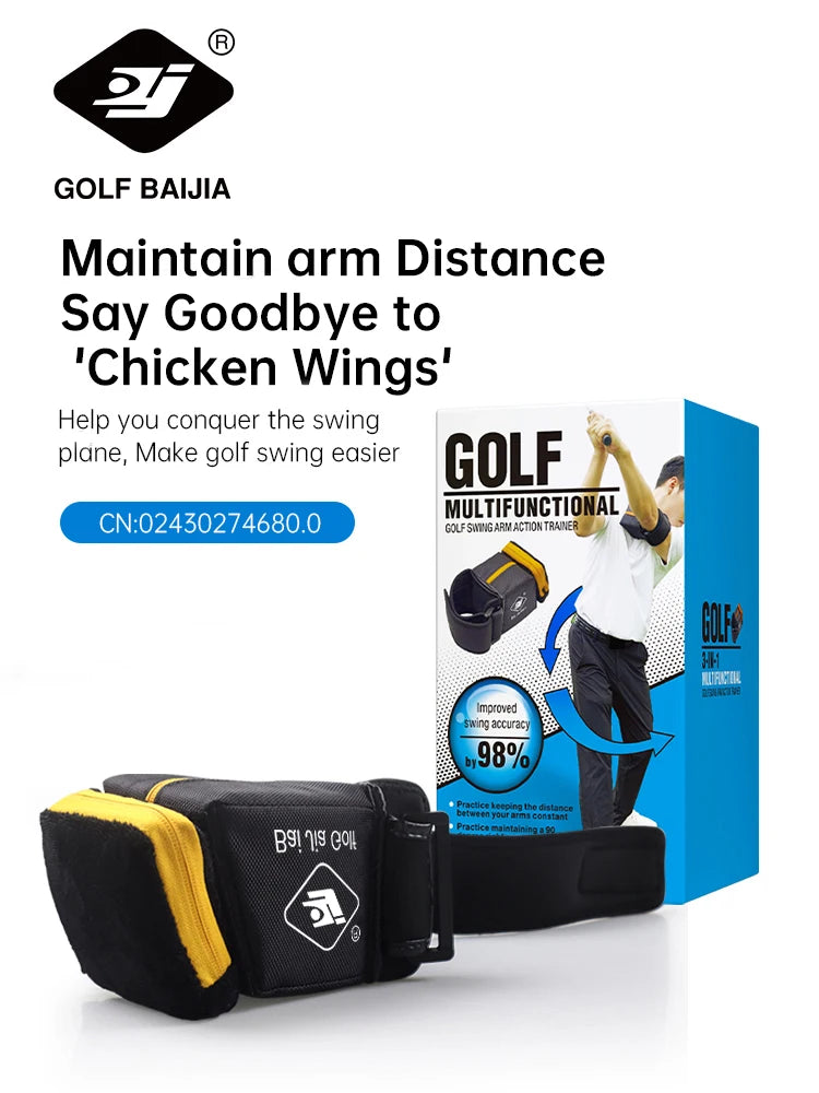 Baijia Allenatore di Azione del Braccio per il Swing nel Golf Correttore di Posizione