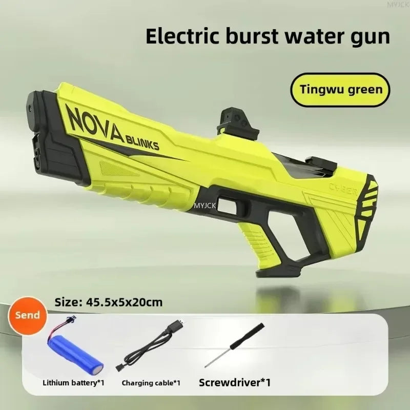 Automatic Electric Water Gun for Kids - High Capacity with Self-Absorption for Epic Outdoor Summer Water Battles