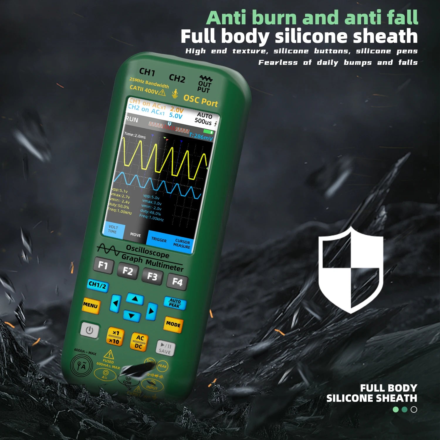 BSIDE O7 O9 Handheld Oscilloscope Multimeter &ndash; 3IN1