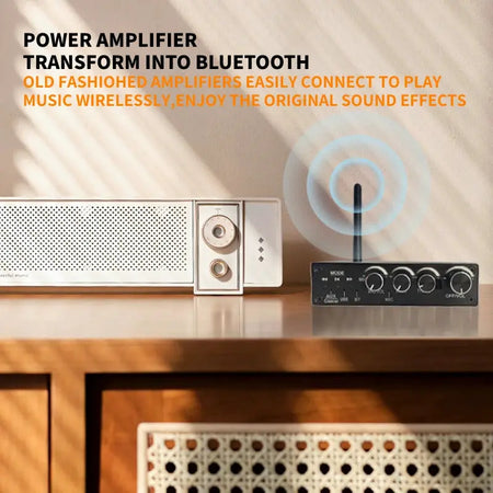 KEBIDUMEI Bluetooth 6.0 Audio Receiver AUX/RCA/USB U-Disk/6.5 Mic Karaoke/Coaxial DSP Wireless Adapter With IR Remote Control by InterCyprus Trading Ltd