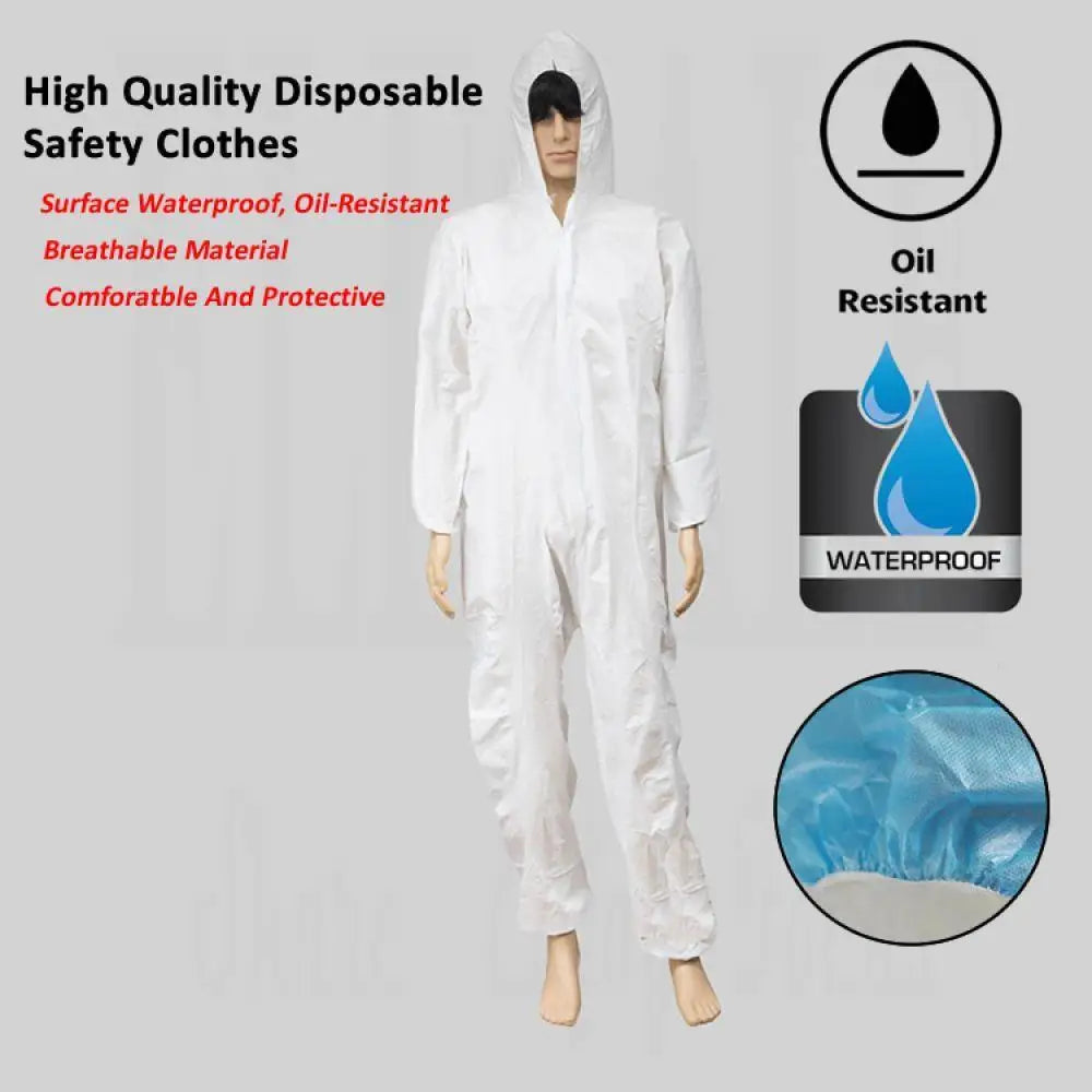 Protective Disposable Coverall &ndash; Waterproof And Oil-Resistant