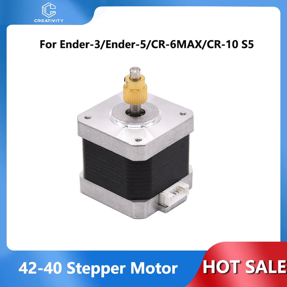 42-40 Stepper Motor with Extruder Gear &ndash; Enhanced Precision for 3D Printers Default Title
