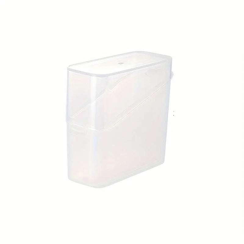 Japanese Style Tilt-Lid Storage Box &ndash; Stackable Organizer Transparent