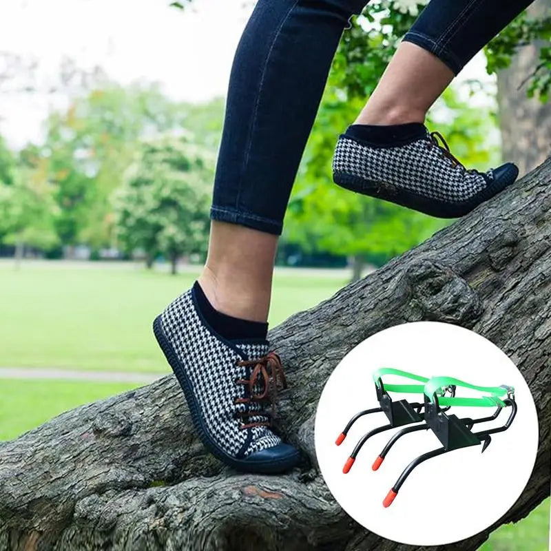 Adjustable Tree Climbing Spikes Tool Kit with Wear-Resistant Gear