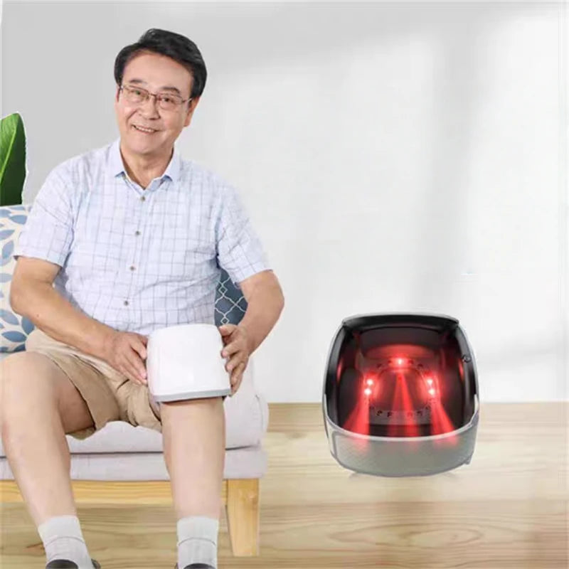 Masér na kolena s vzduchovou kompresí a světelnou terapií pro artritidu