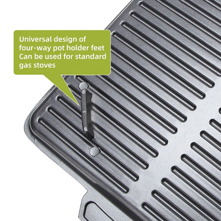 Healthy Square Barbecue Grill Plate - Ideal for Pork Belly Cooking