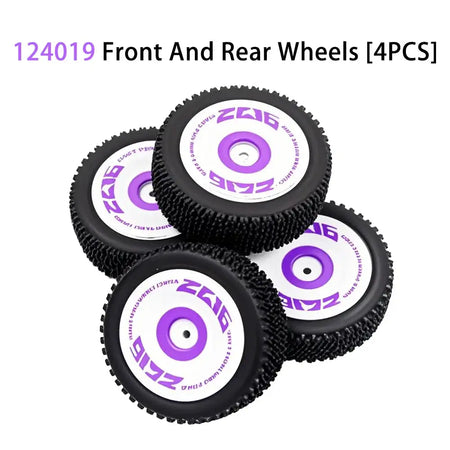 WLtoys RC Car Wheels Original Tires &ndash; OEM Quality Fit 124019 Front  Rear