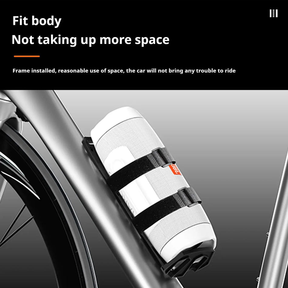 ENLEE Mountain Road Bike Bag Holder Lnstall Multifunction Bicycle Audio Stand Bottle Front Fork Top Tube Holder Bicycle Bag by InterCyprus Trading Ltd