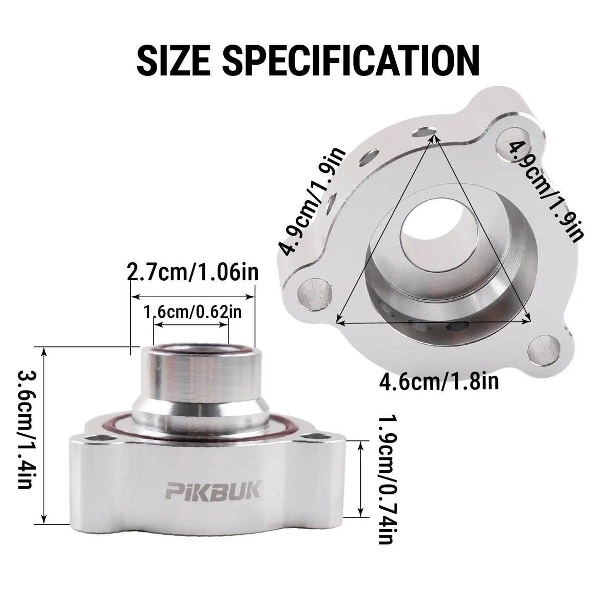 PIKBUK Auto Blow Off Valve (BOV) Adaptor For Mercede A180 A250 CLA250 GLA250 2.0 Litre Turbo GDi Engine Dump Valve Adapter by InterCyprus Trading Ltd