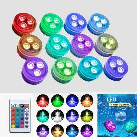 3 LED Underwater Light &ndash; RGB Night Light With Battery