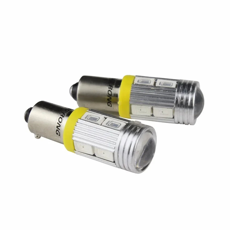 Ampoules LED de lumière de marche arrière Amber Angrong 2x 435 H21W BAY9S 12V