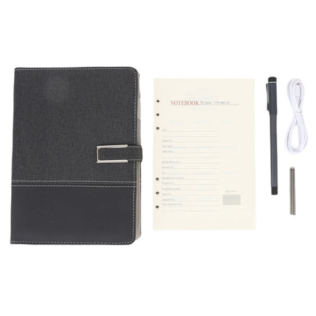 Smart Pen Writing Set with Real Time Digitization, Sync &amp; Share - Ideal for Notes &amp; Drawing black