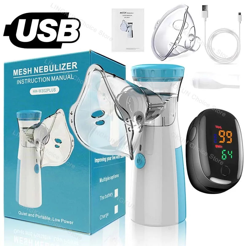 YUKUI Fingertip Pulse Nebulizer &ndash; Portable Asthma Inhaler with Dual Mode Mode 16