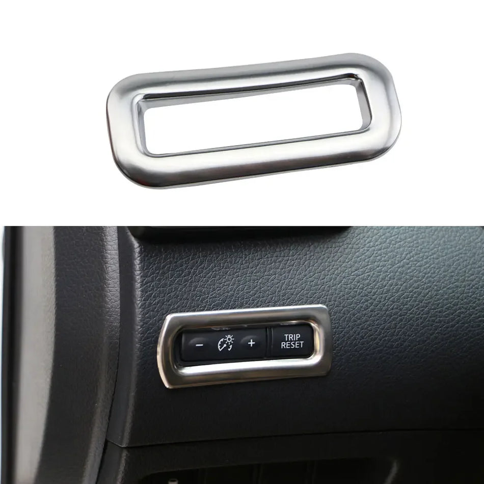 Nissan X-Trail T32 Капак за бутон за нулиране на одометър ABS неръждаема стомана