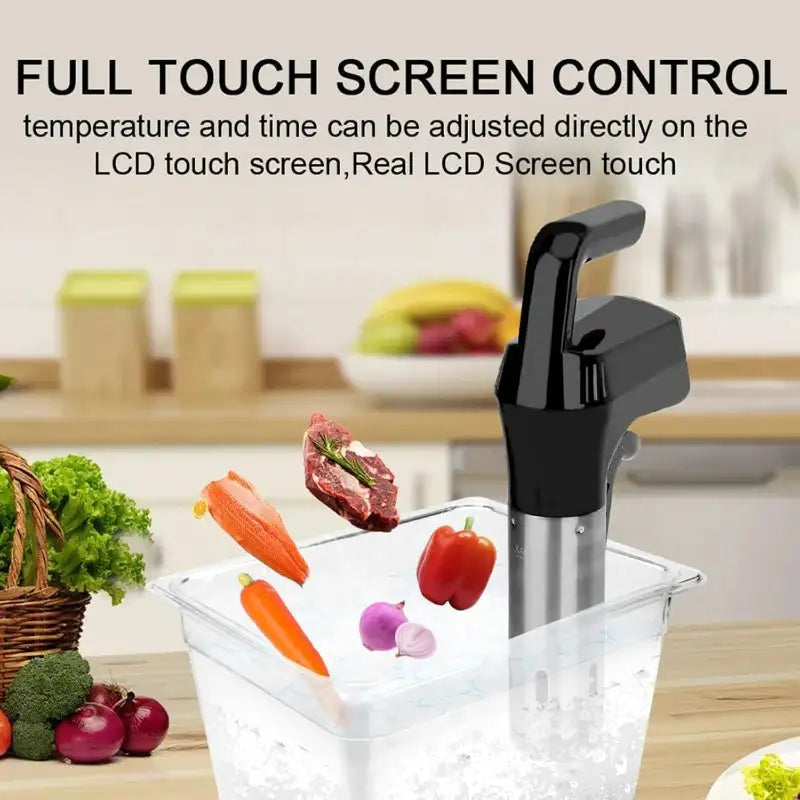 1100W Sous Vide Immersion Circulator LCD Touch Display