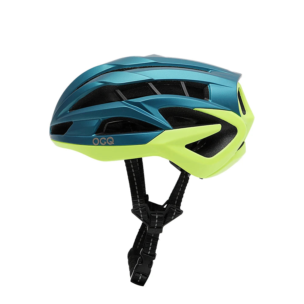 OGQ SP-919 Ultra-Lightweight Road Bicycle Helmet with High-Grade Cushioning blue green / 56-61cm