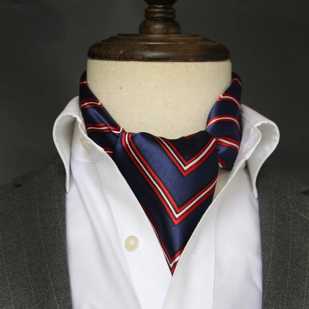 British Men's Silk Scarf &ndash; Elegant Satin Touch