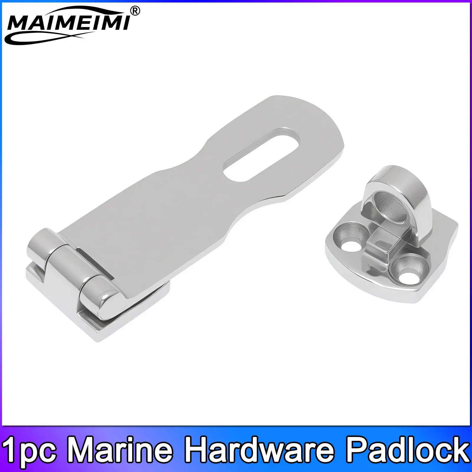1Pc Marine Padlock 3 Inch 316 Stainless Hasp &ndash; Heavy Duty