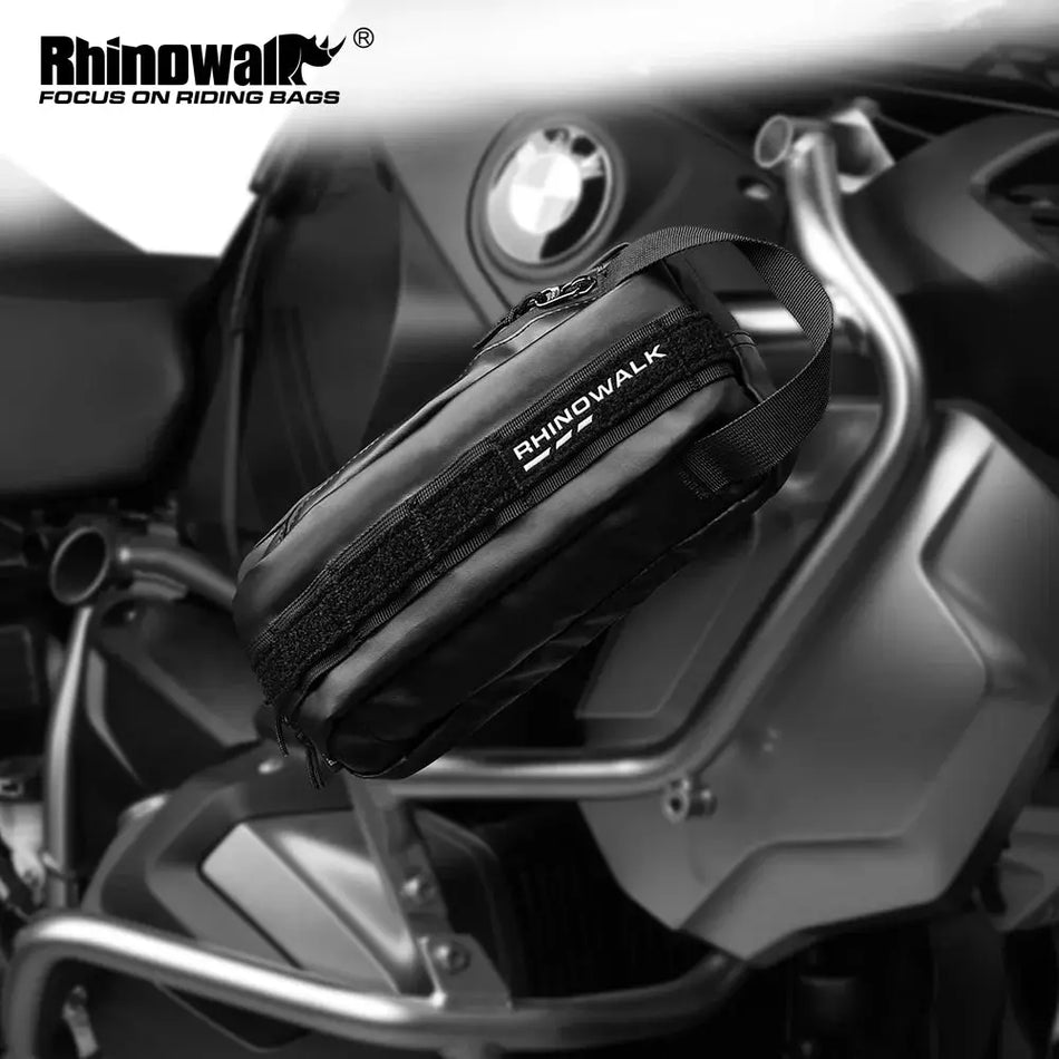 Rhinowalk Motorcycle Frame Crash Bars Bag 2.4L Universal Motocross Adventure Sports Tool Placement Travel Bag For ADV BMW Honda by InterCyprus Trading Ltd