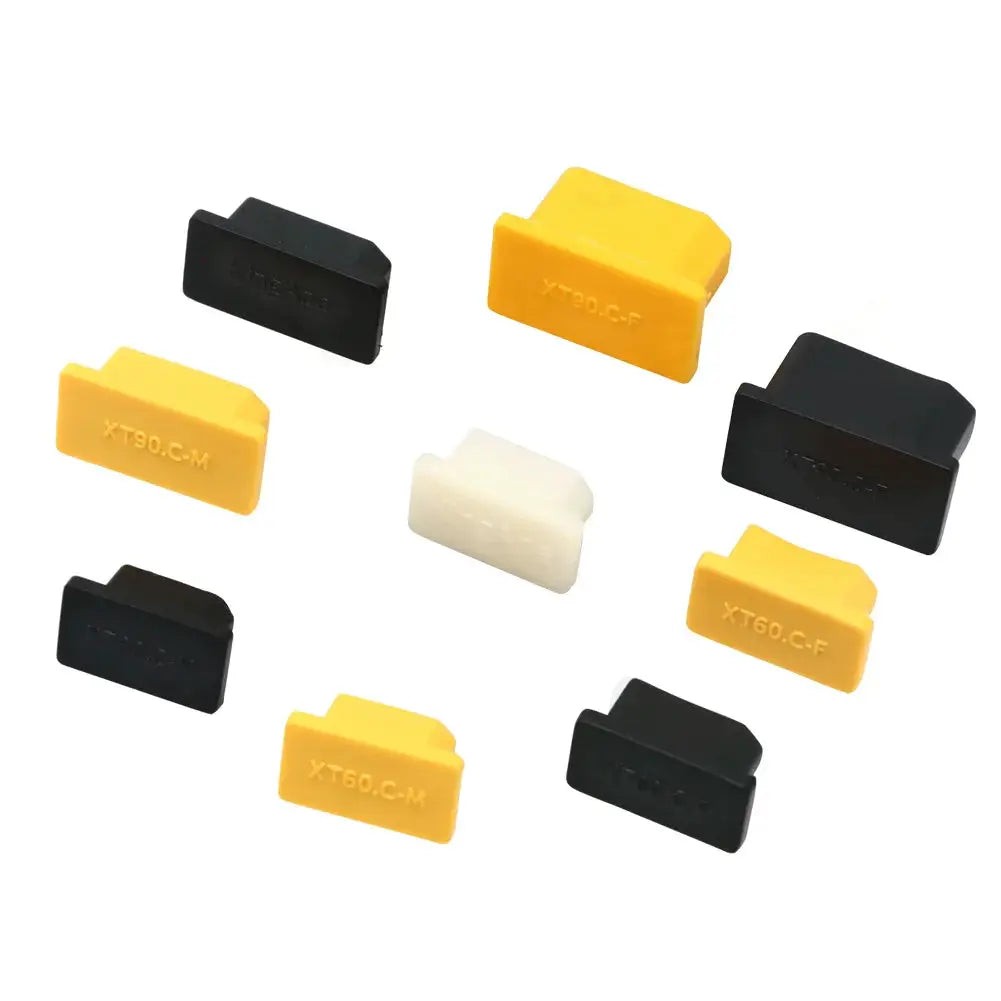 5pcs XT60 XT90 Series Aircraft Model Plug Universal Dust Cover Waterproof Lithium Battery Connector Male and Female Plug Sheath by InterCyprus Trading Ltd