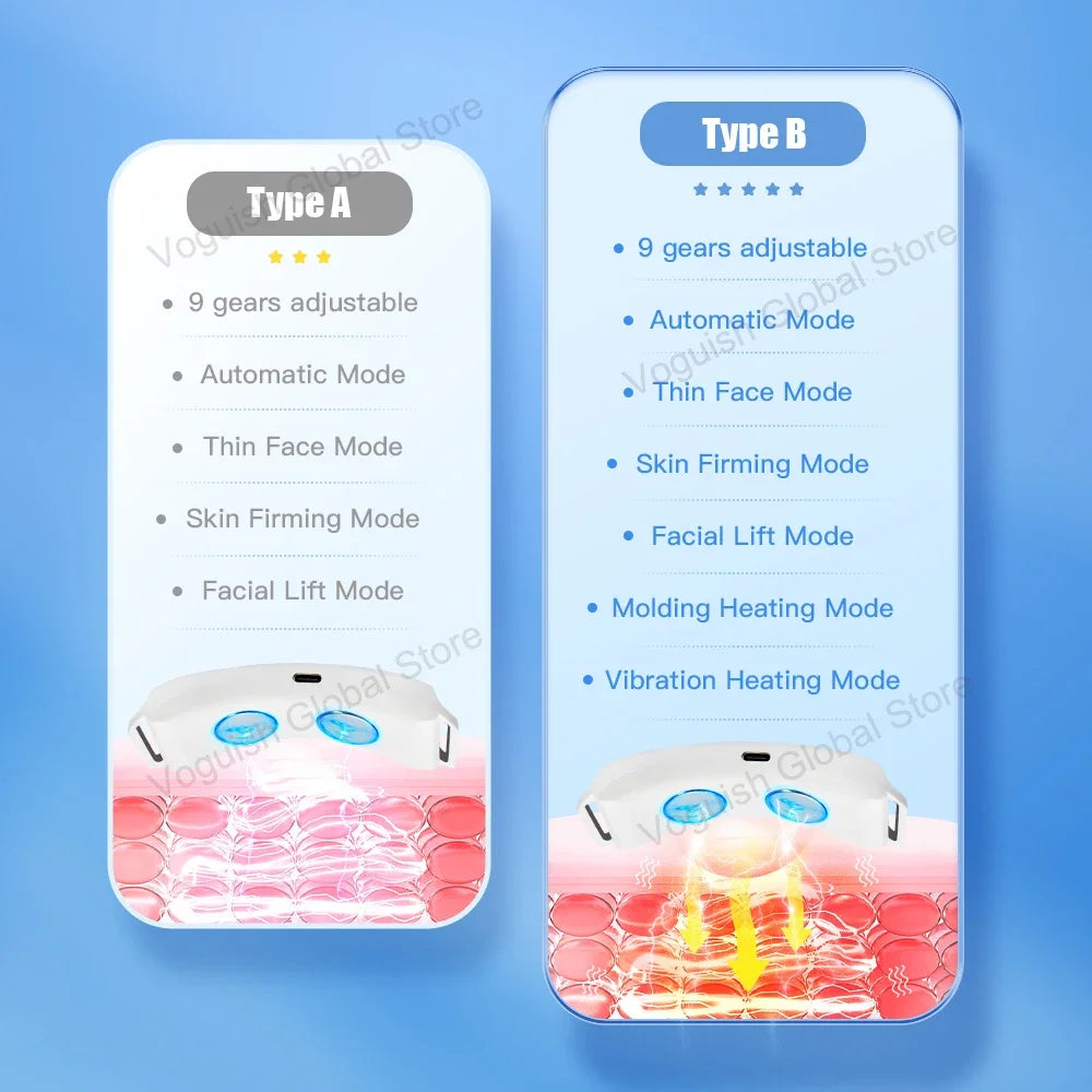 EMS Face Lifting Massager | Anti-Wrinkle, Firming &amp; Double Chin Remover