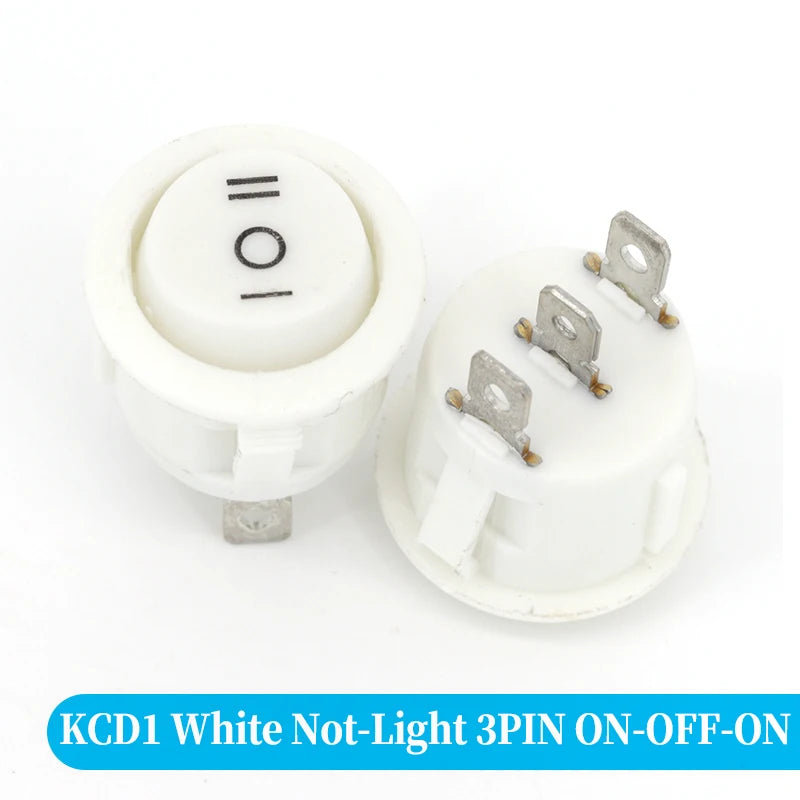 Round Rocker Switch &ndash; Vibrant LED Illumination