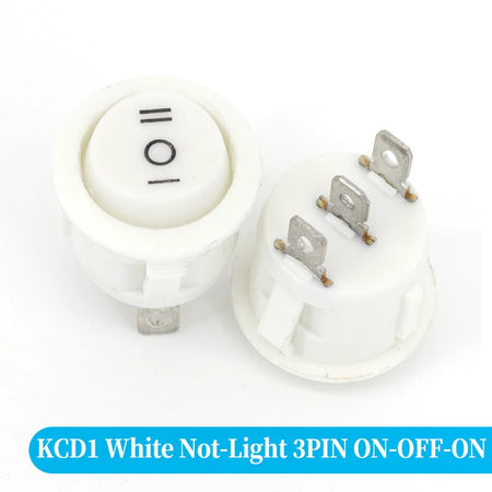 Round Rocker Switch &ndash; Vibrant LED Illumination