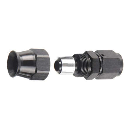 PIKBUK AN4/6/8/10 PTFE Oil Fuel Line Swivel Fitting 0-180 Degree Hose End Adaptor Assembly Kit Black by InterCyprus Trading Ltd