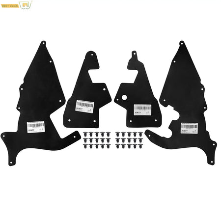 4Pcs Rubber Splash Shields Fender Liners For Ford Ranger 2011-2023 & Everest 2015-2022 Front Wheel Arch Cover by InterCyprus Trading Ltd